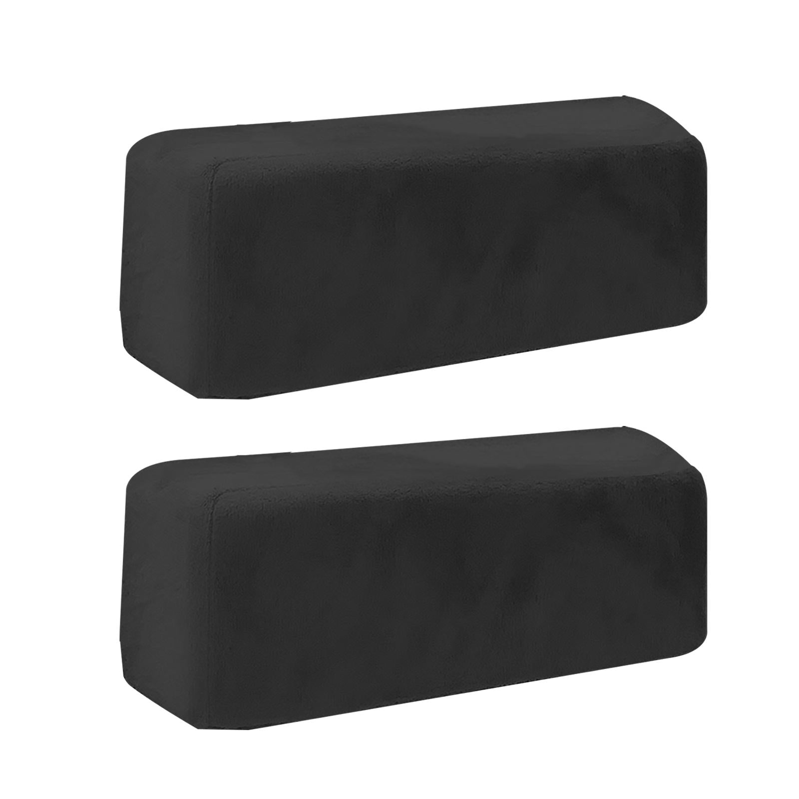 2x Anti Slip Upgrade Memory Foam Washable for Swivel Chair Gaming Chair Black