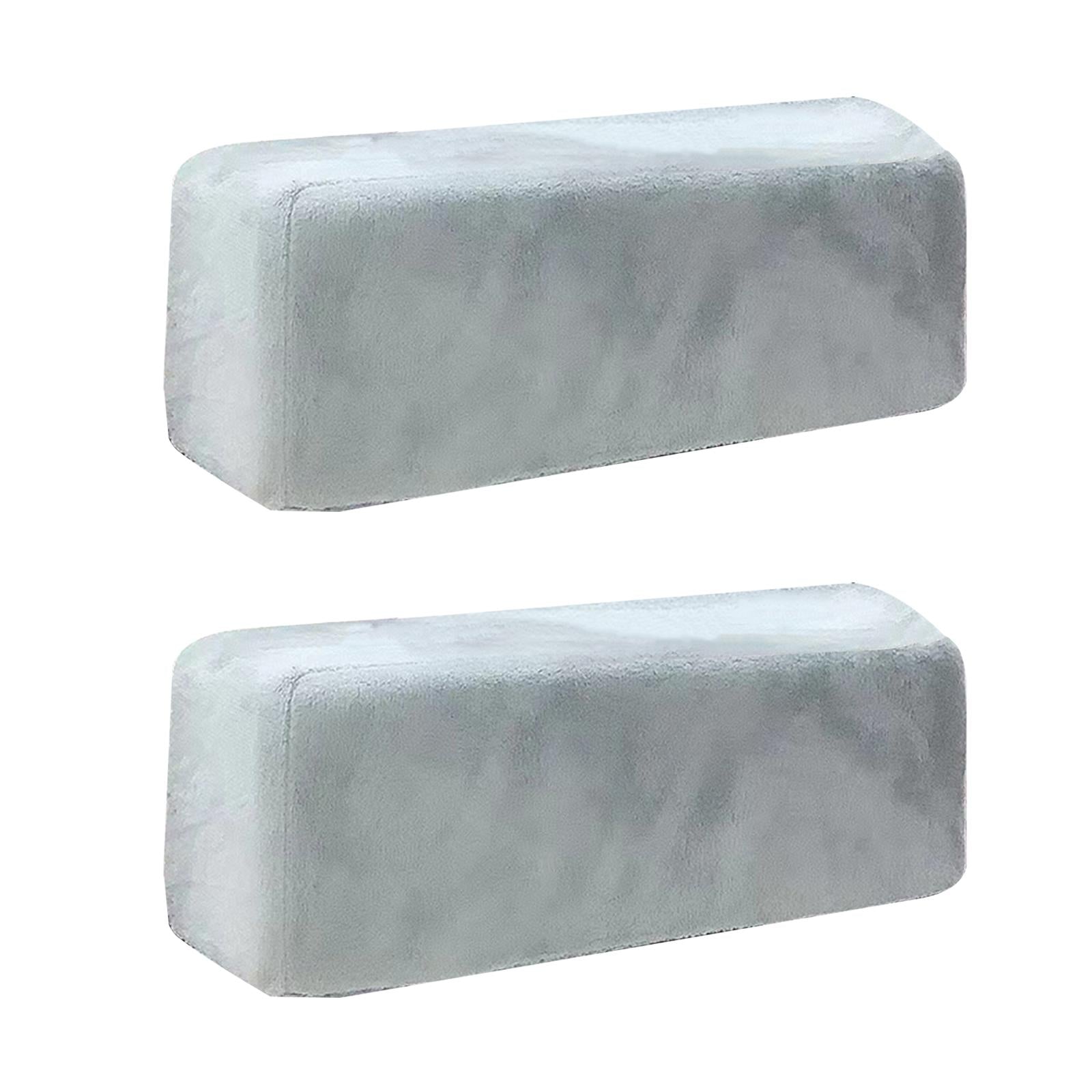 2x Anti Slip Upgrade Memory Foam Washable for Swivel Chair Gaming Chair Gray