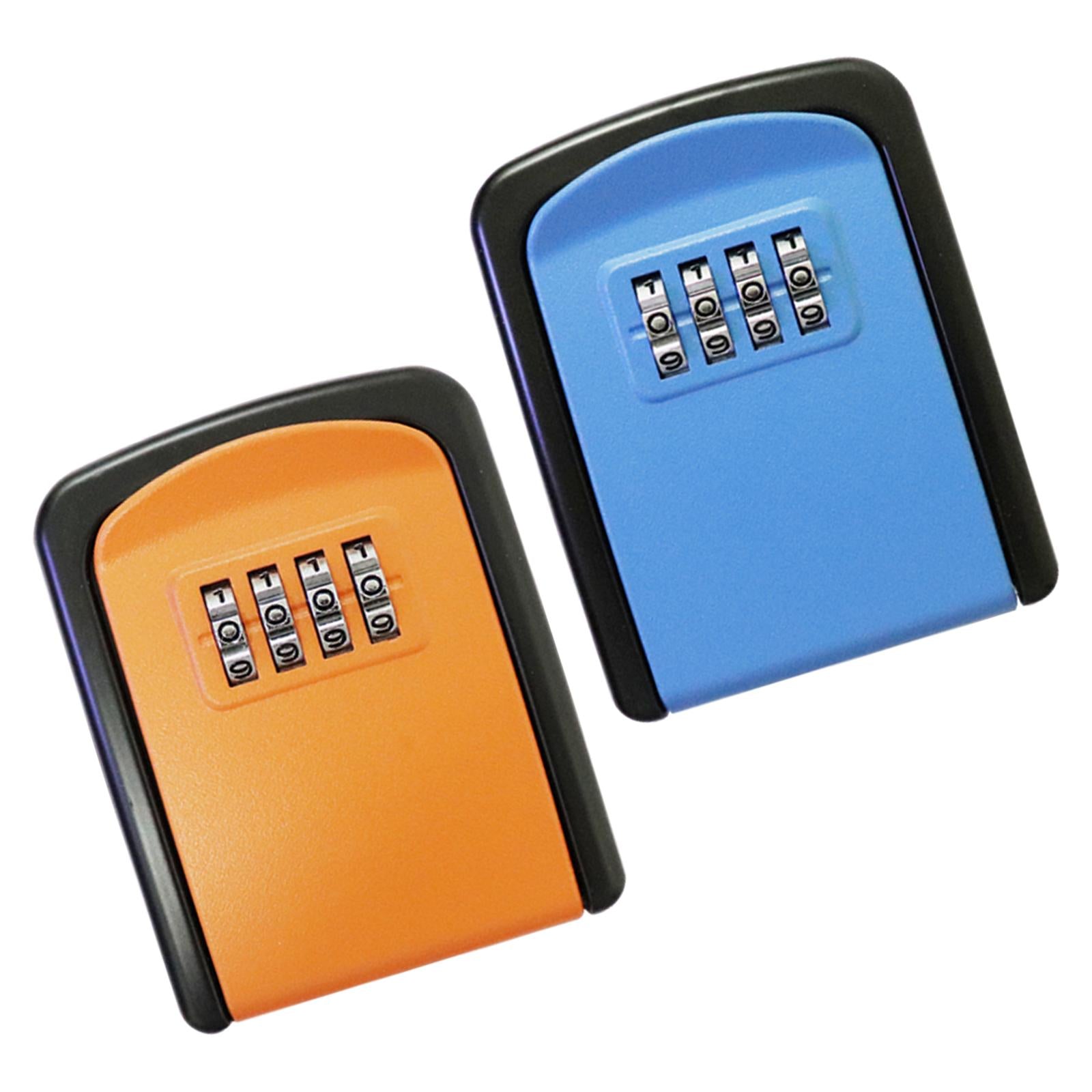 Lock Box Resettable Box with Code for Warehouse Key Orange