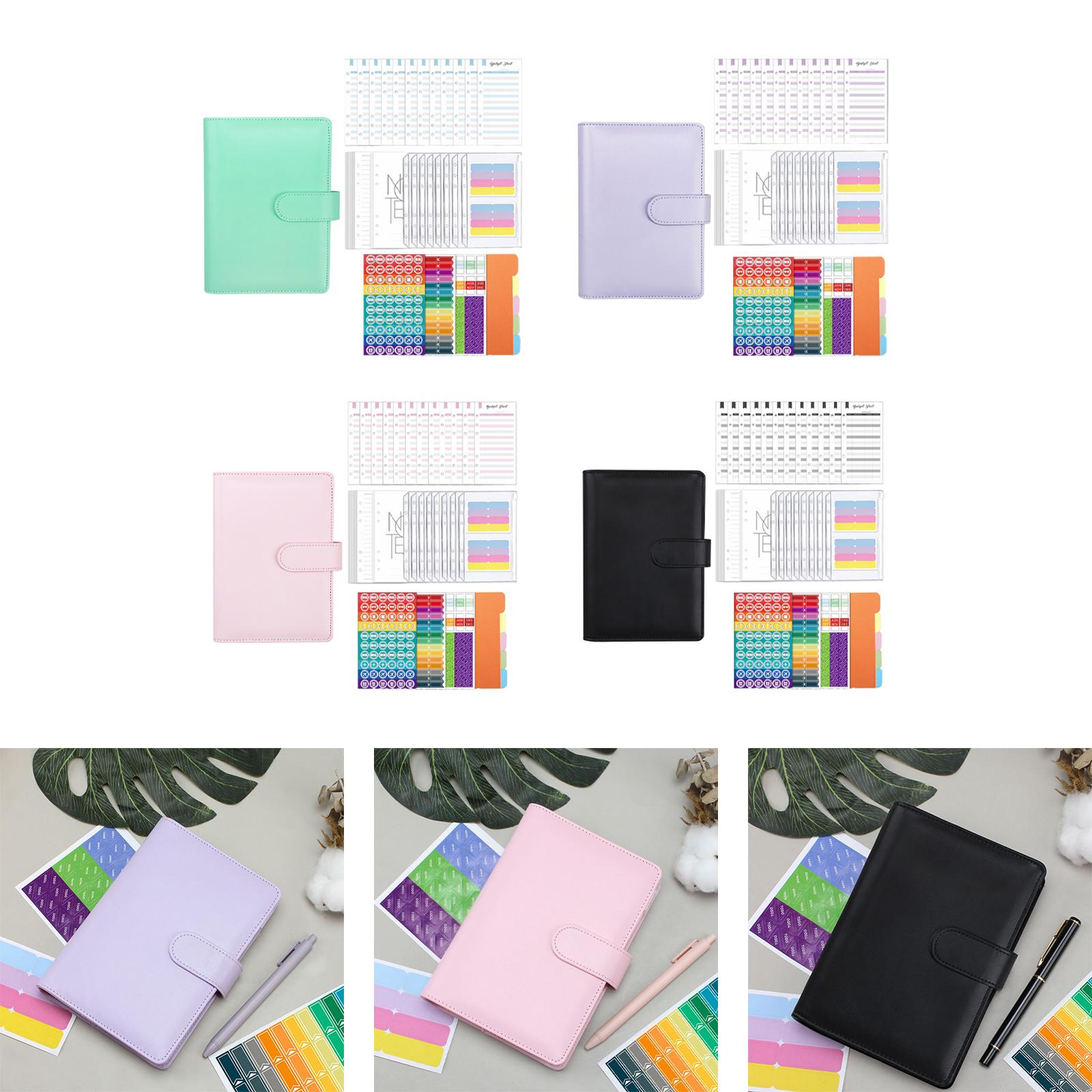 A6 Budget Binder Practical Lightweight Comfortable for Passport Home Cards Green