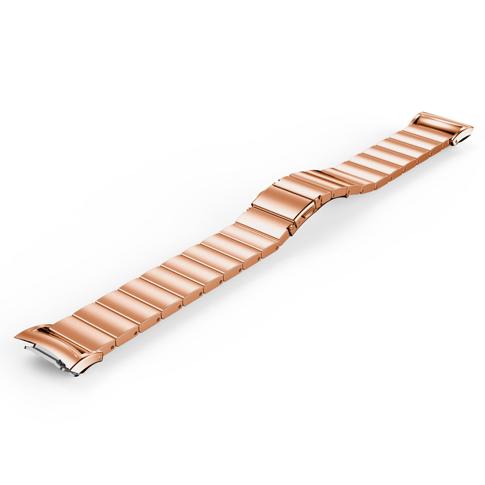 316L Stainless Steel Bracelet Strap with Butterfly Buckle for Samsung Gear Fit 2 SM-R360 - Rose Gold Color - UNIQBUY