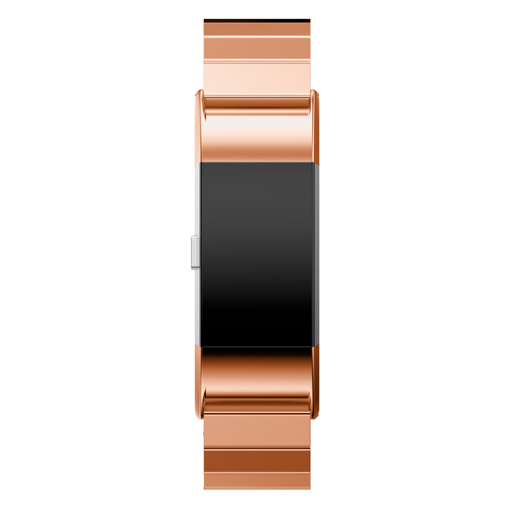 Stainless Steel Bracelet Band Watch Strap for Fitbit Charge 2 - Rose Gold Color - UNIQBUY
