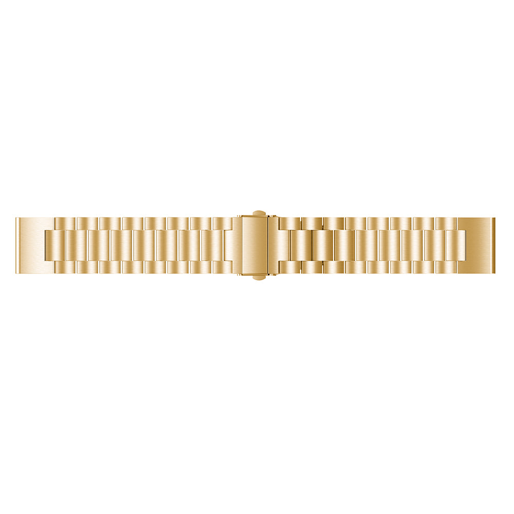 For Garmin Fenix5/Forerunner 935 22mm Stainless Steel Watchband Folding Clasp Wrist Strap Replacement - Gold Color - UNIQBUY