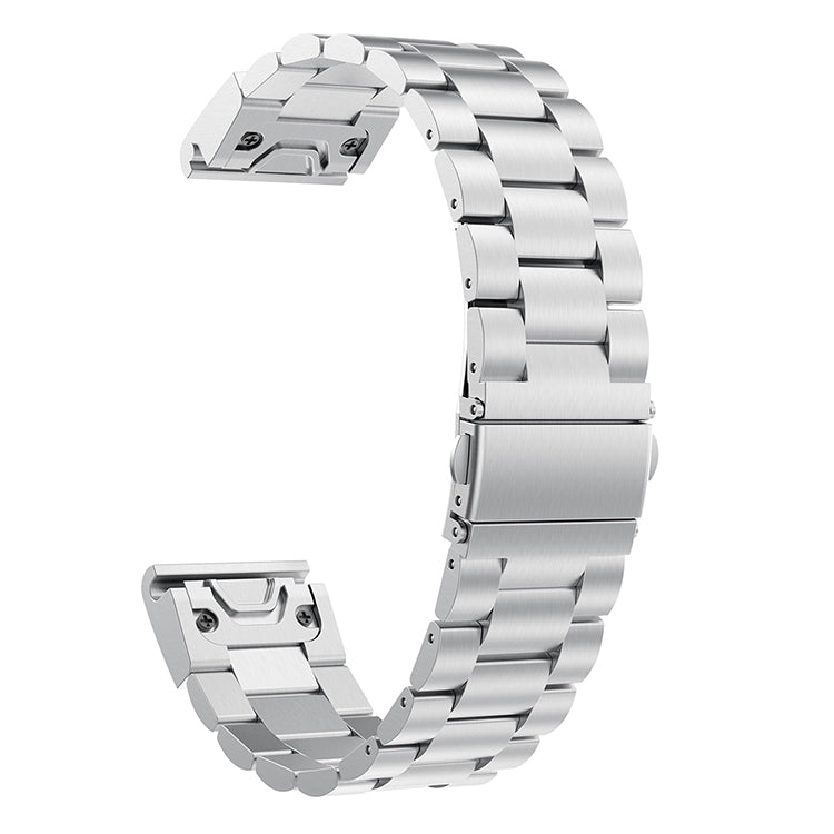 Stainless Steel Link Chain Watch Band Strap for Garmin Fenix 5 - Silver - UNIQBUY