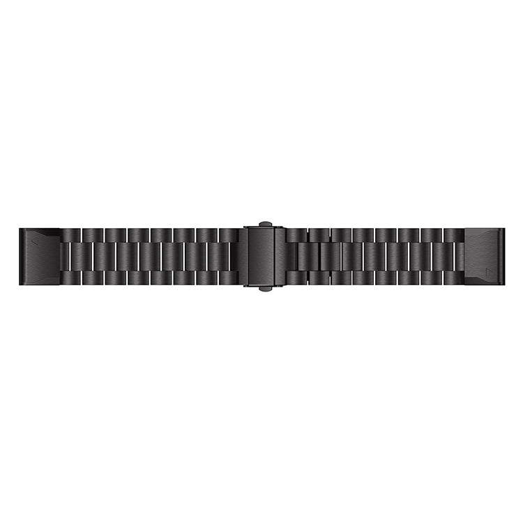 Stainless Steel Link Chain Watch Band Replacement for Garmin Fenix 5 - Black - UNIQBUY