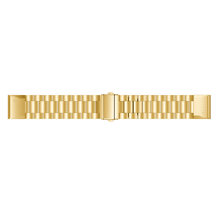 Stainless Steel Link Chain Watch Band Replacement for Garmin Fenix 5 - Gold - UNIQBUY