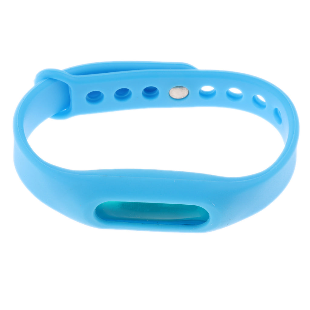 Anti Bug Insects Repellent Wrist Band Protection Bracelet Blue