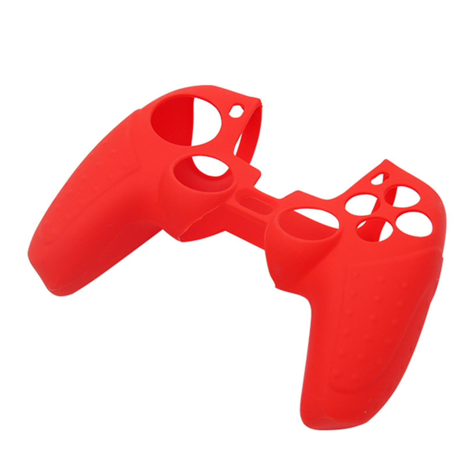 Non-slip Silicone Protective Case Cover for PS5 Controller Red