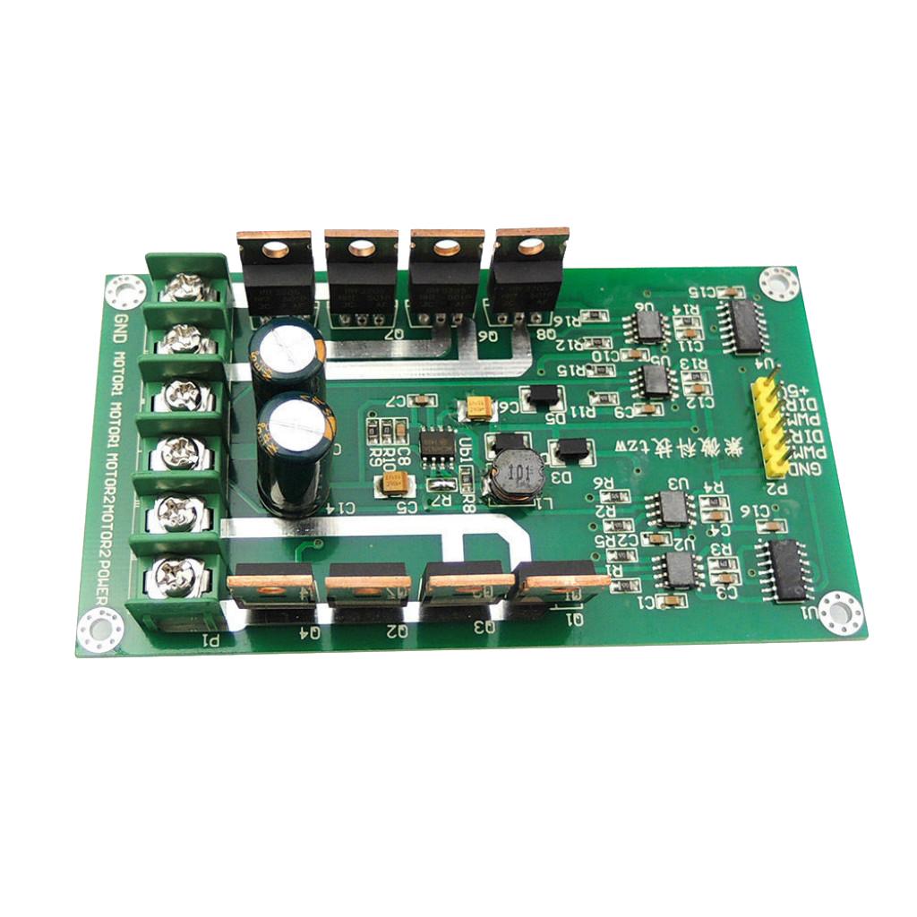 3V-36V Dual DC Motor Driver Board Module H-bridge MOSFET IRF3205 15A