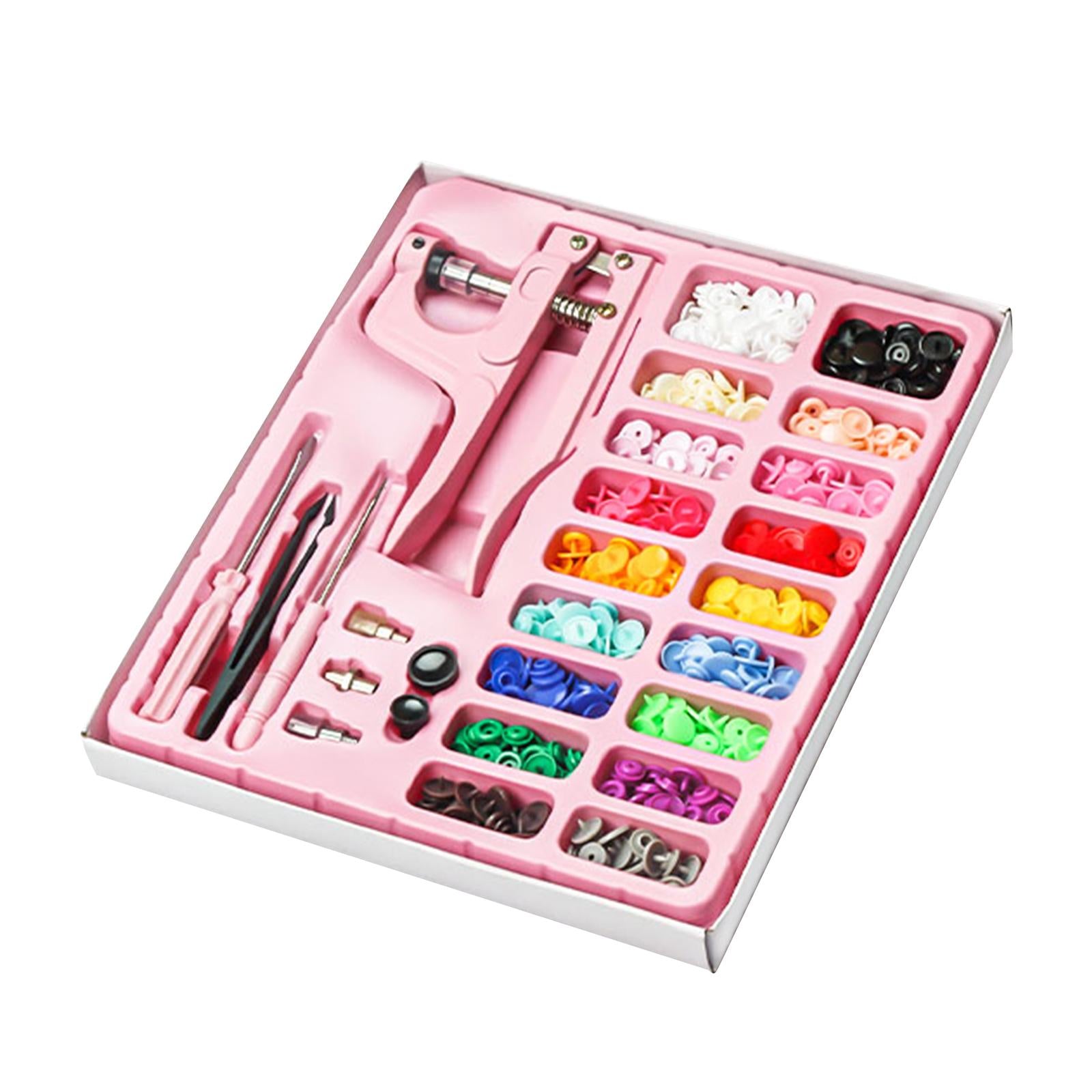 Snap Buttons Press Studs Snap Fasteners Kit Crafts Jackets Crafting
