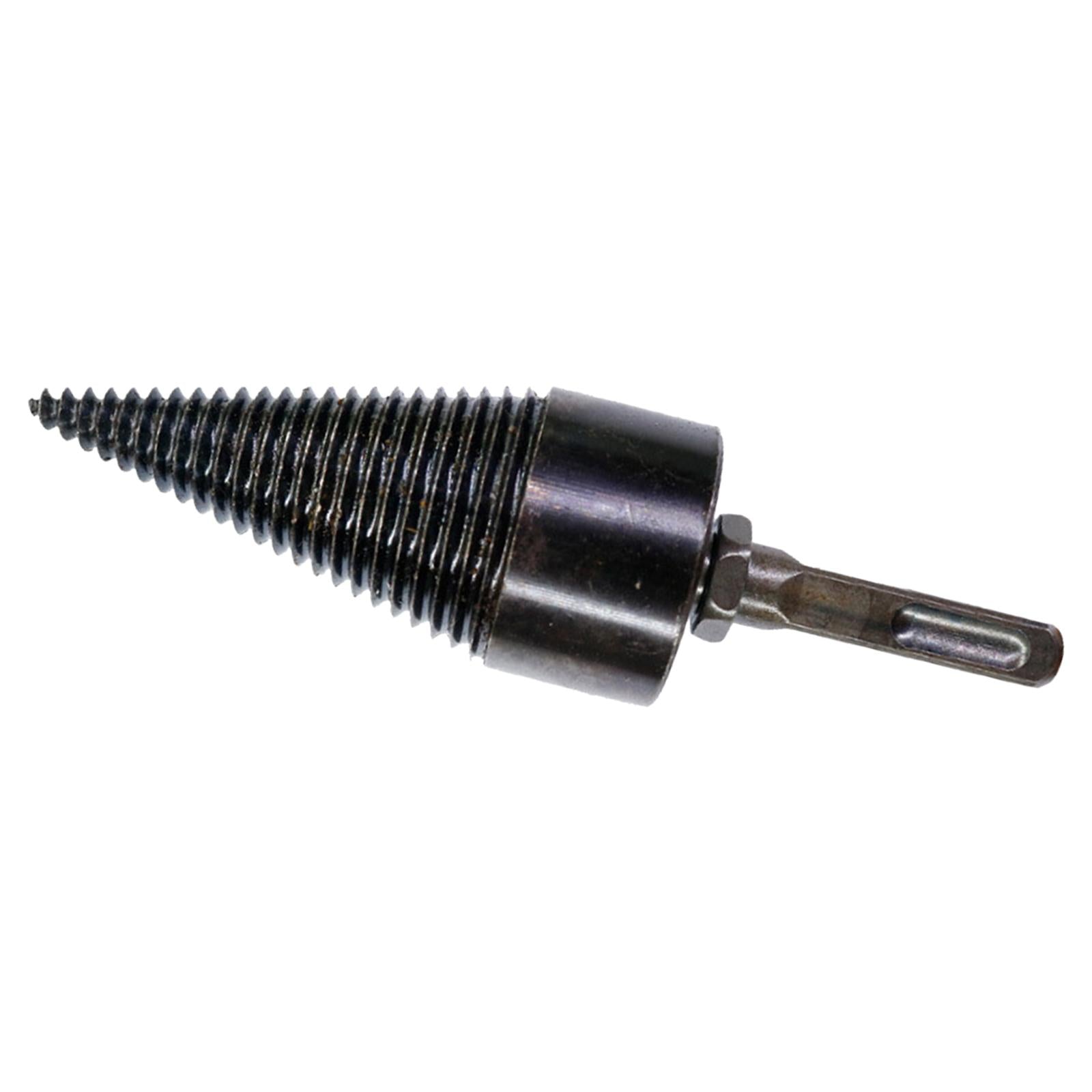 Firewood Drill Bit Timber Breaking Chopper Bits Reamer Woodworking Tools 42mm Square Shaft