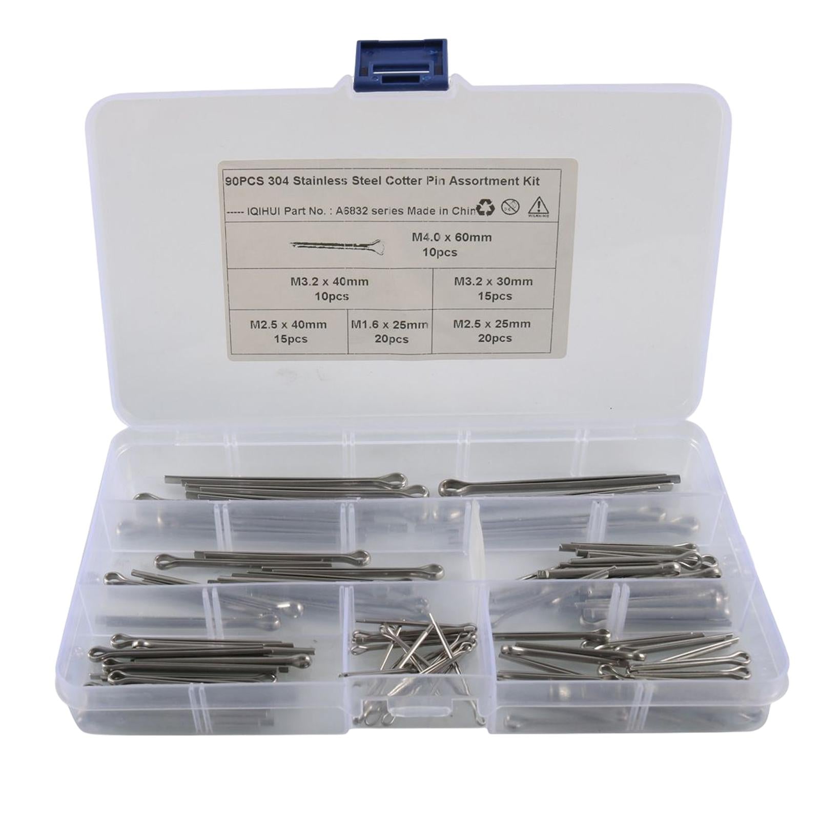 Cotter Pin Assortment Kit Assortment Tool for Mechanics Lawn Mowers Cars
