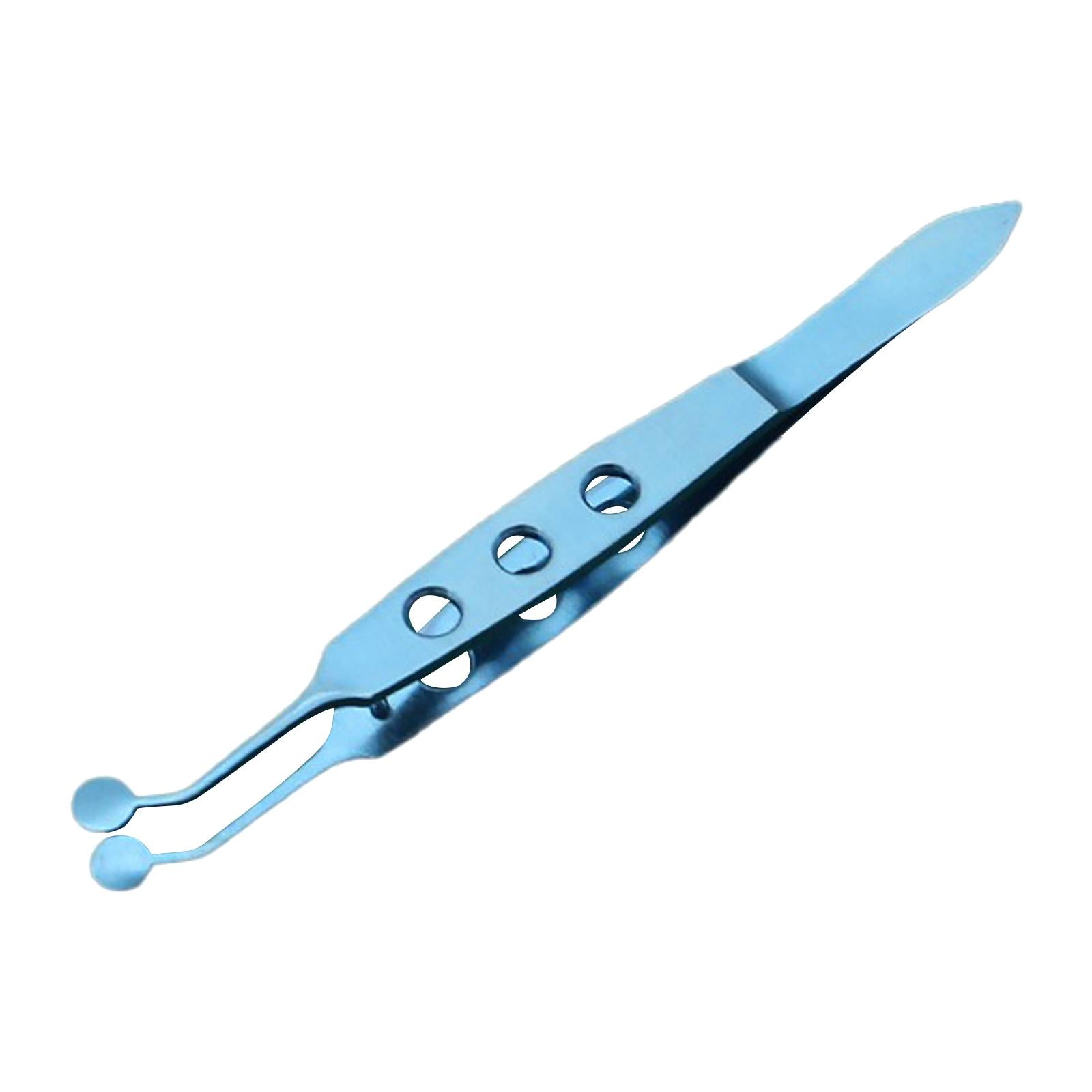 Meibomian Gland Expressor Forceps Tweezer High Precision for Meibomian Flap Titanium Alloy 6x6mm