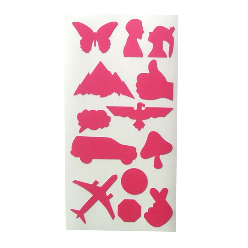 Cartoon Self-adhesive Repair Patch Applique for Clothing Sofa Rose Red
