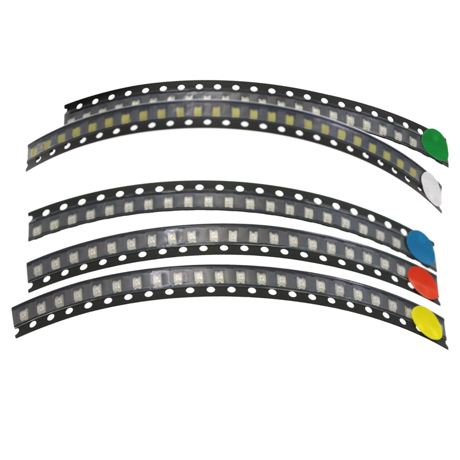 100x SMD LED Diode Lights Electronics Components Light Emitting Diodes 1206
