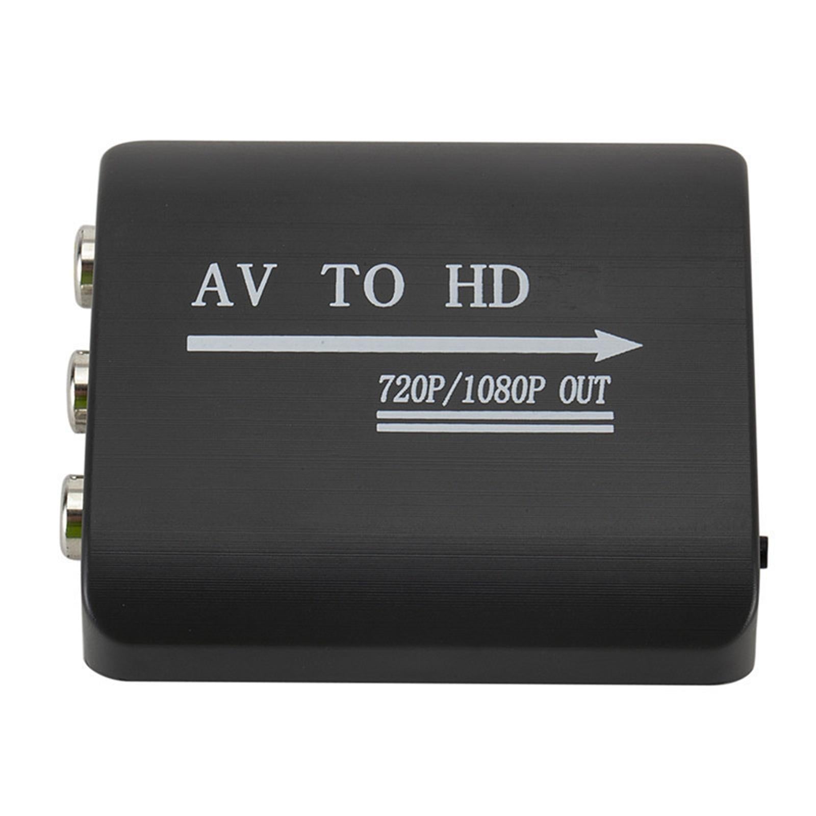 RCA to HDMI Converter Cvbs AV Composite Video Audio Adapter for Vcr Camera