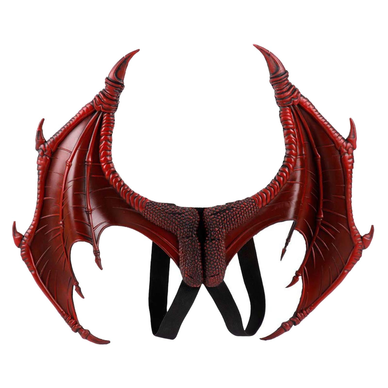 Halloween Dragon Wing Devil Costume for Girls Boys Teens Red