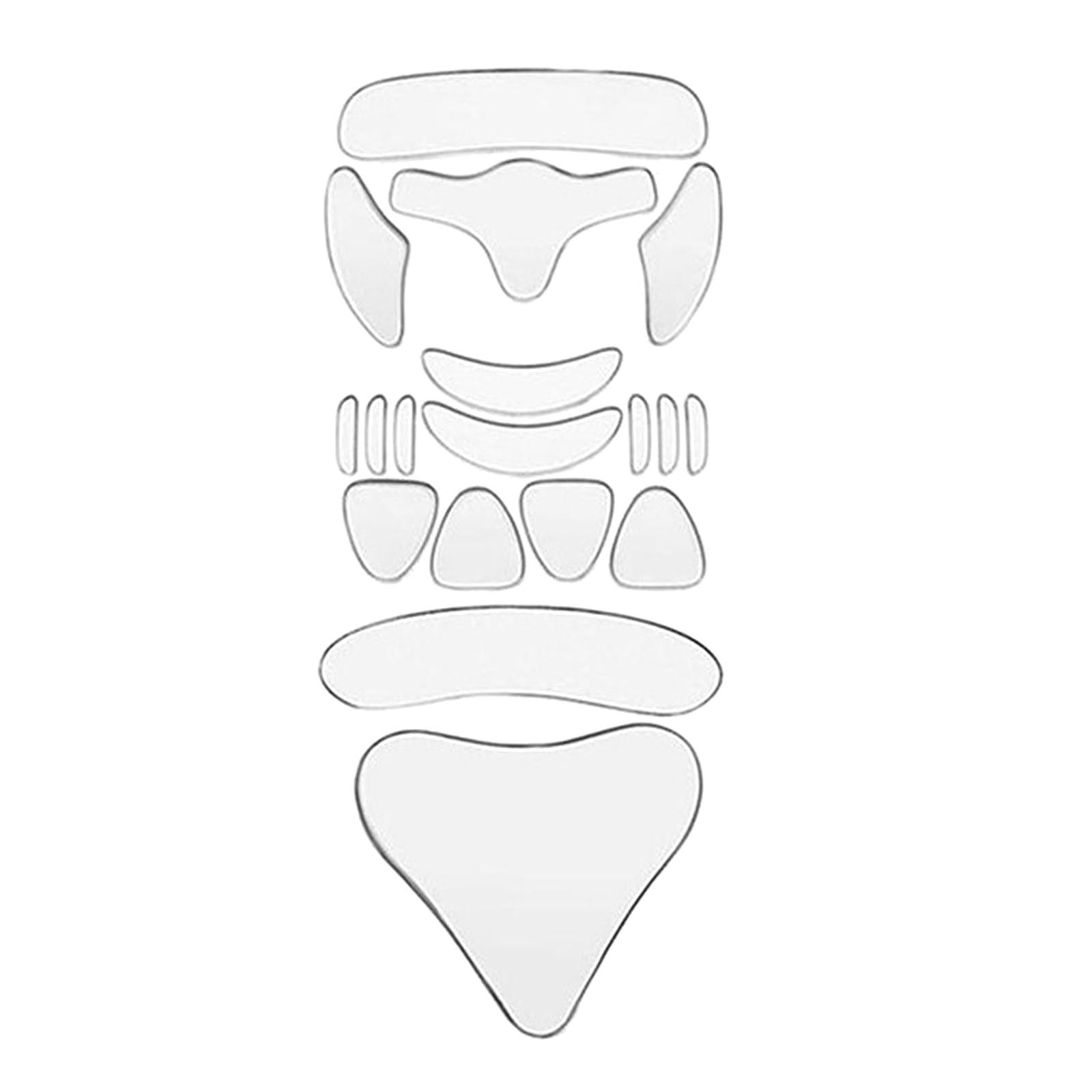 18 Pcs Facial Wrinkle Patches Anti-Aging Stripes for Forehead Eye Neck Chest