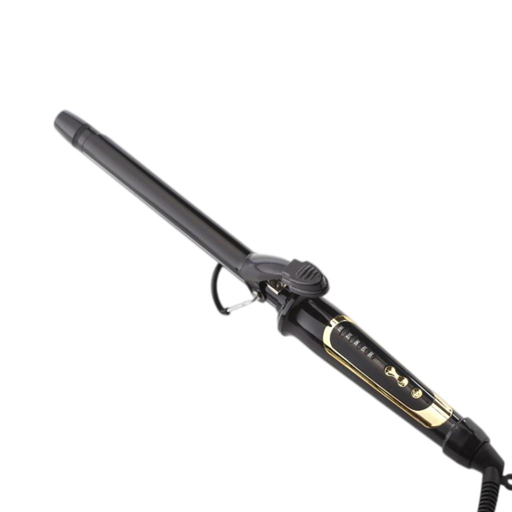 Portable Auto Hair Curler 5 Level for Curls Waves Diameter 22mm Black
