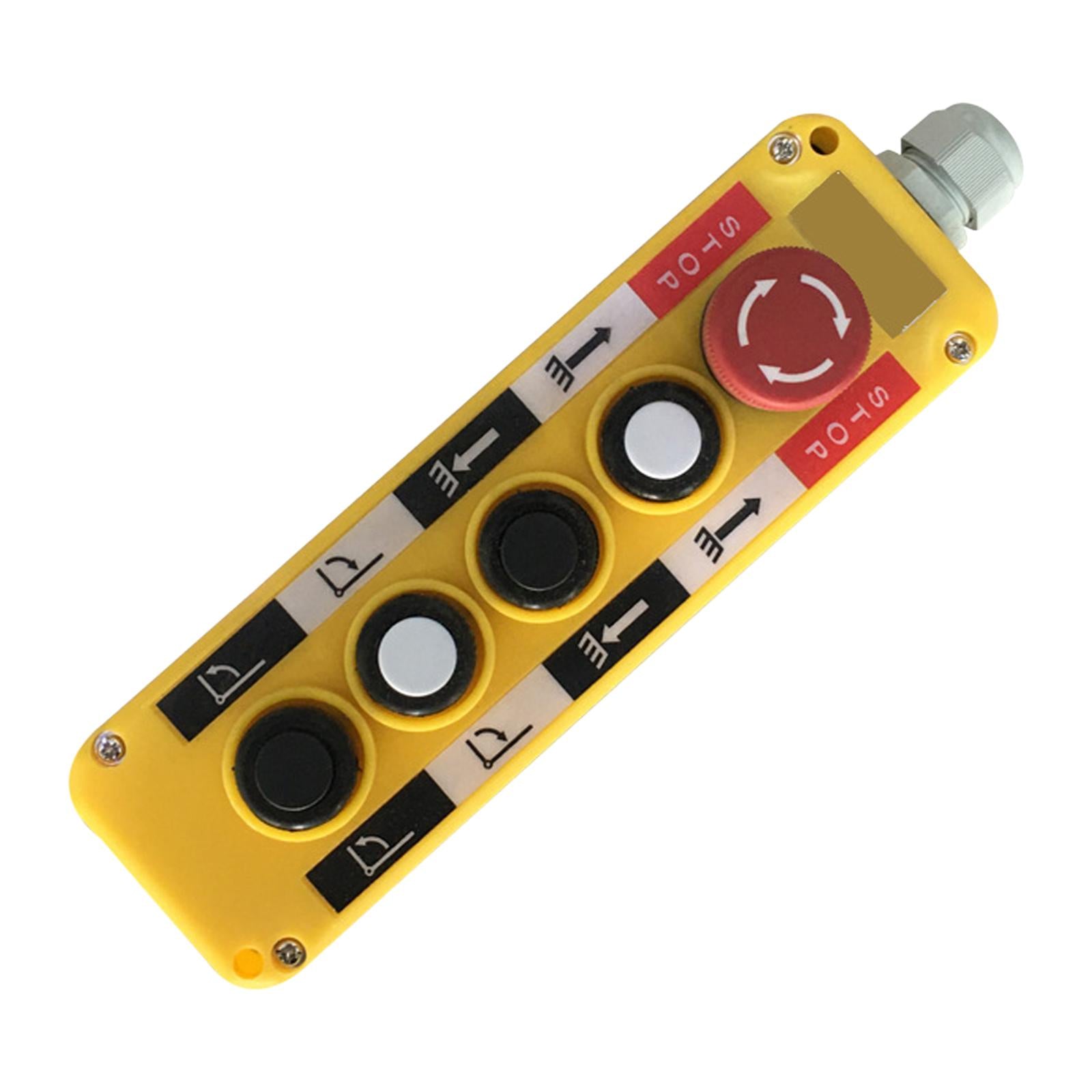 Crane Pendant Control Station UP Down Hoist Push Button