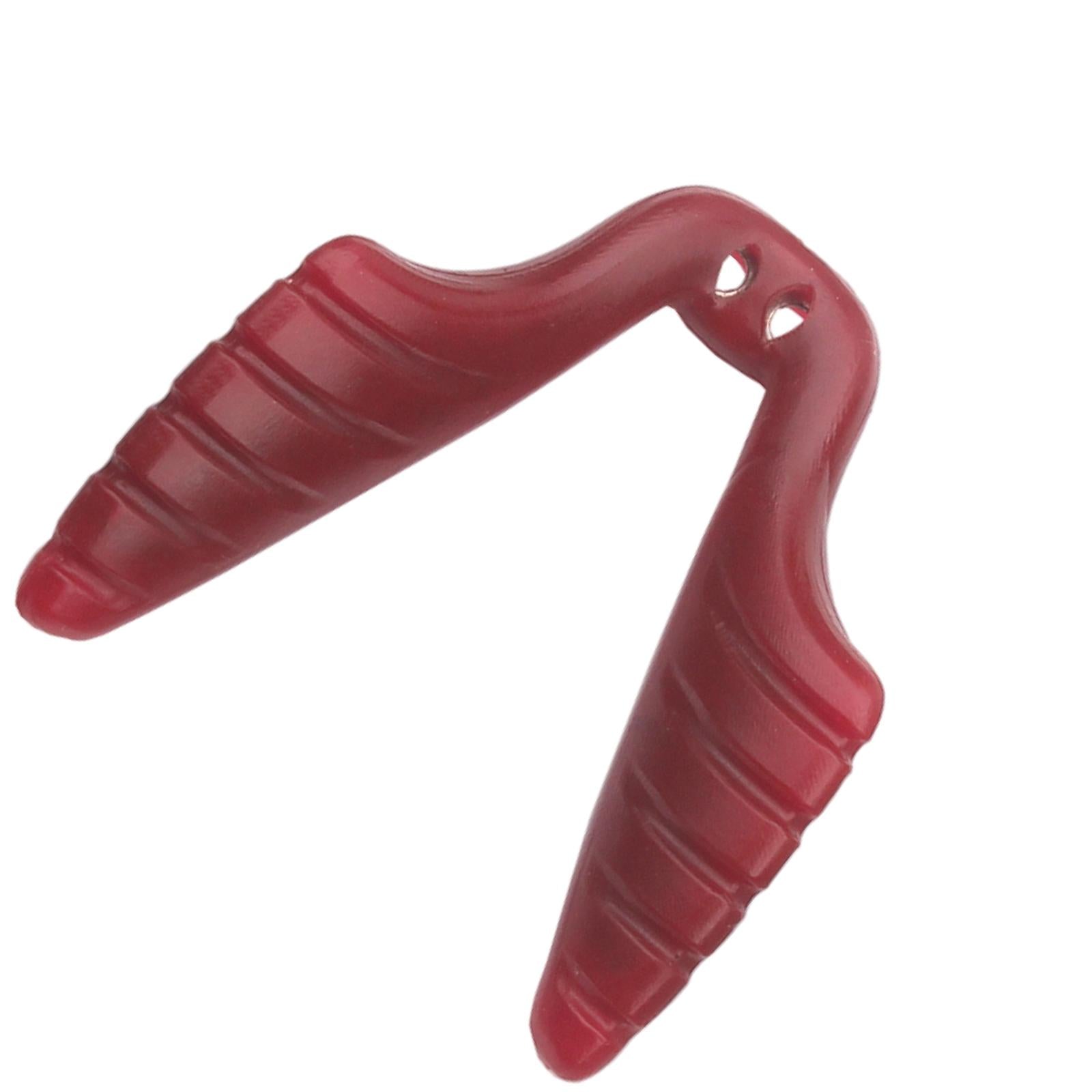 Glasses Nose Pad Screw in Nose Pad Anti Slip U Shaped Soft for Eye Glasses Red