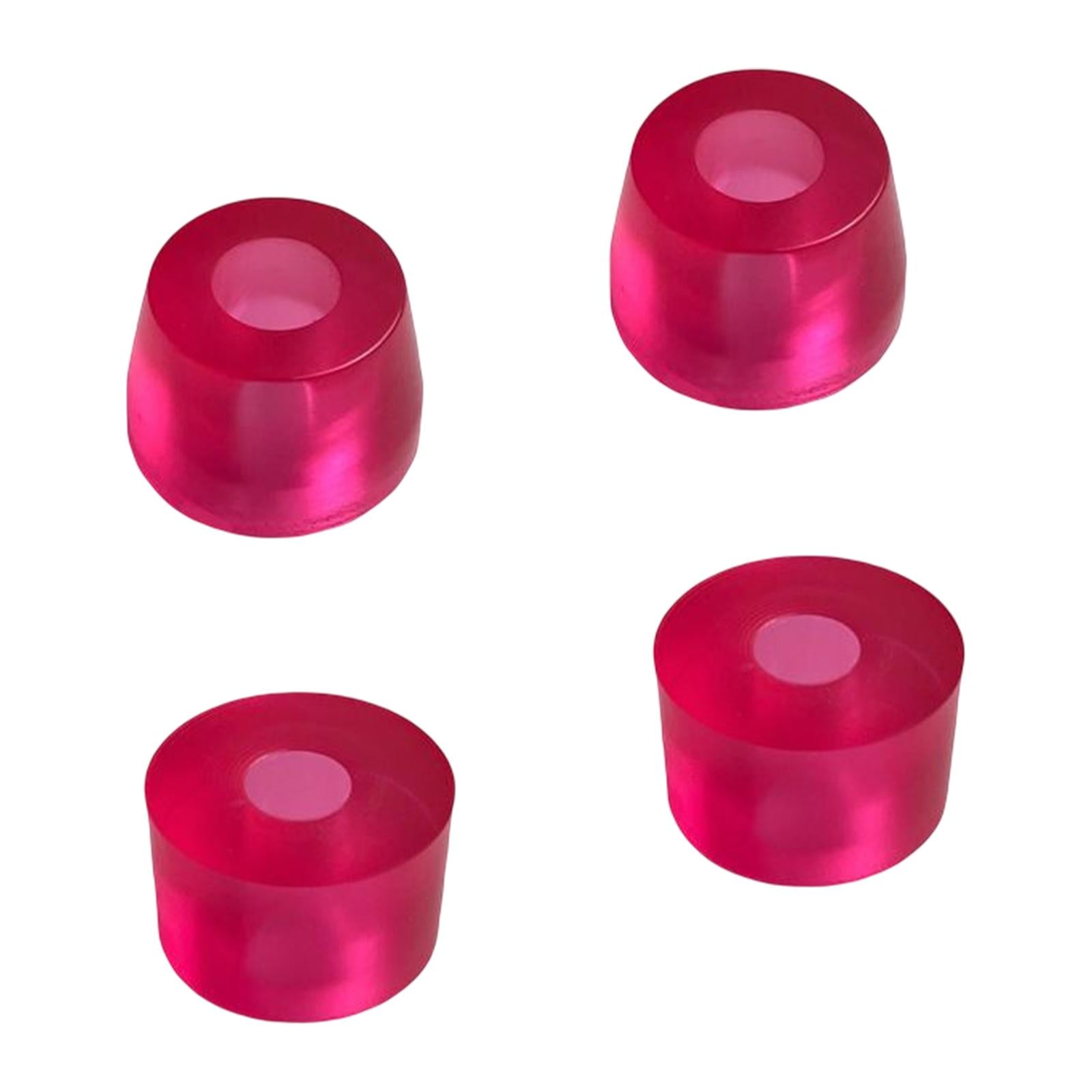 15mm Skateboard Truck Bushings High Elastic Top and Bottom Soft Red SHR88A
