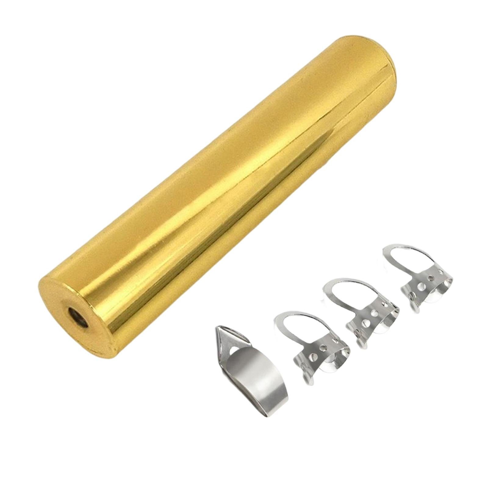 Guitar Lap Slide Accessories Metal for Acoustic Classical Electric Guitar gold