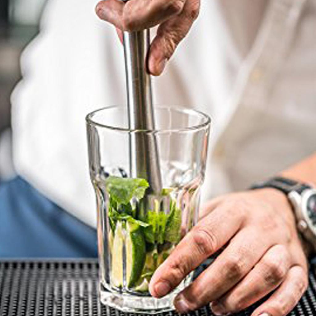 Stainless Steel Cocktail Drink Muddler Bartender Tool M04