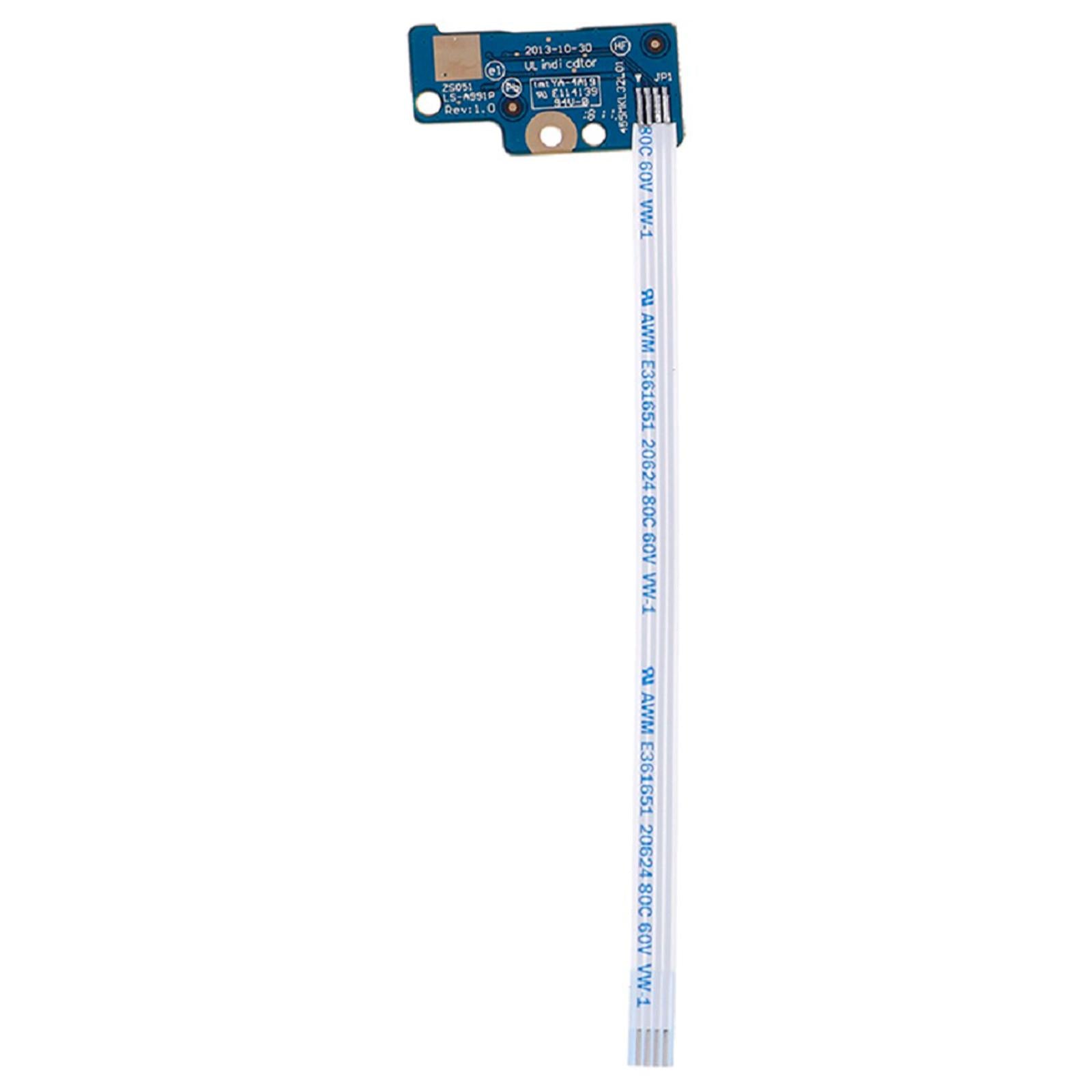 Power Switch Button Board with Cable High Performance for HP Ls-A991P Laptop