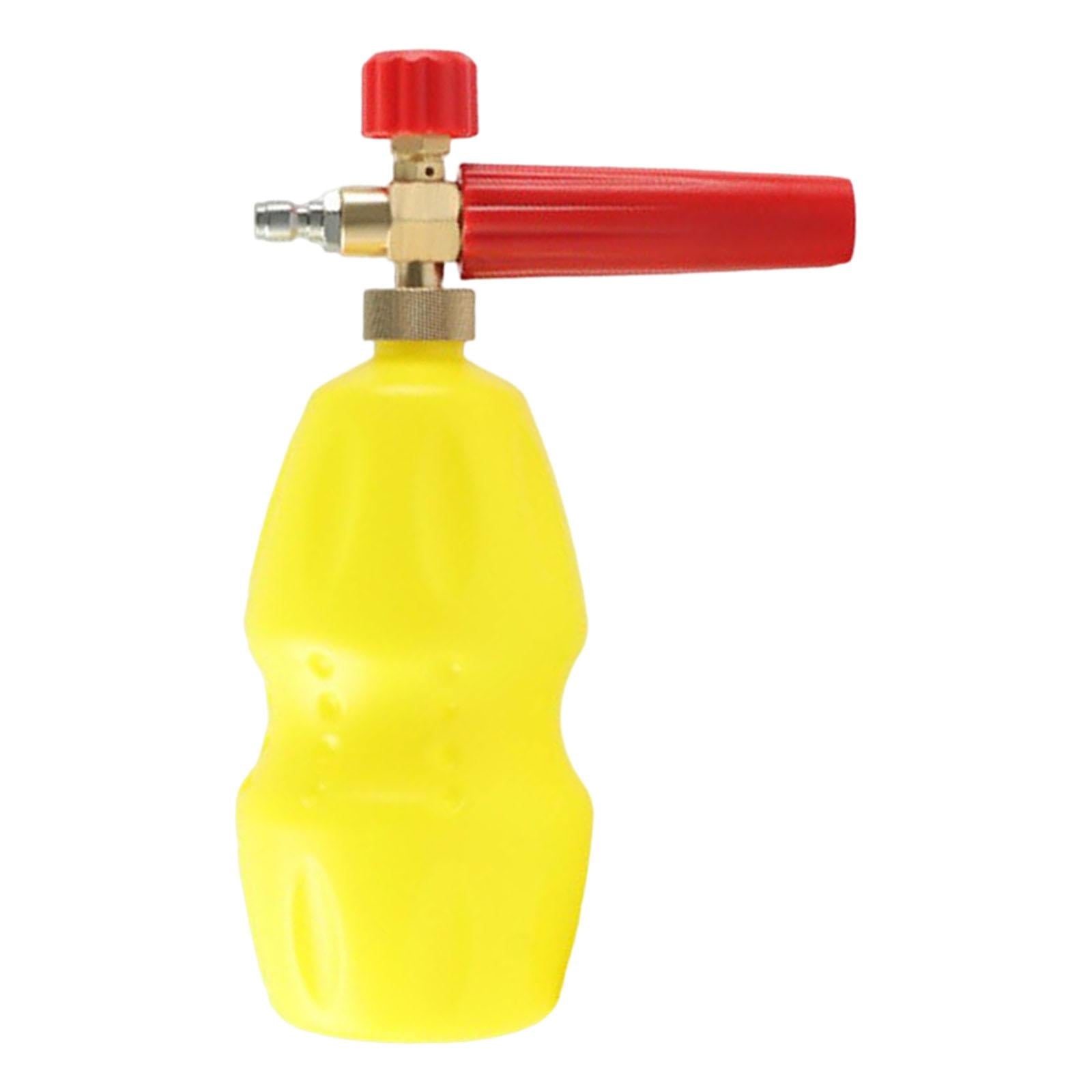 Snow Foam Lance Bottle 1/4 inch Quick Connect for Automotive Detailing red