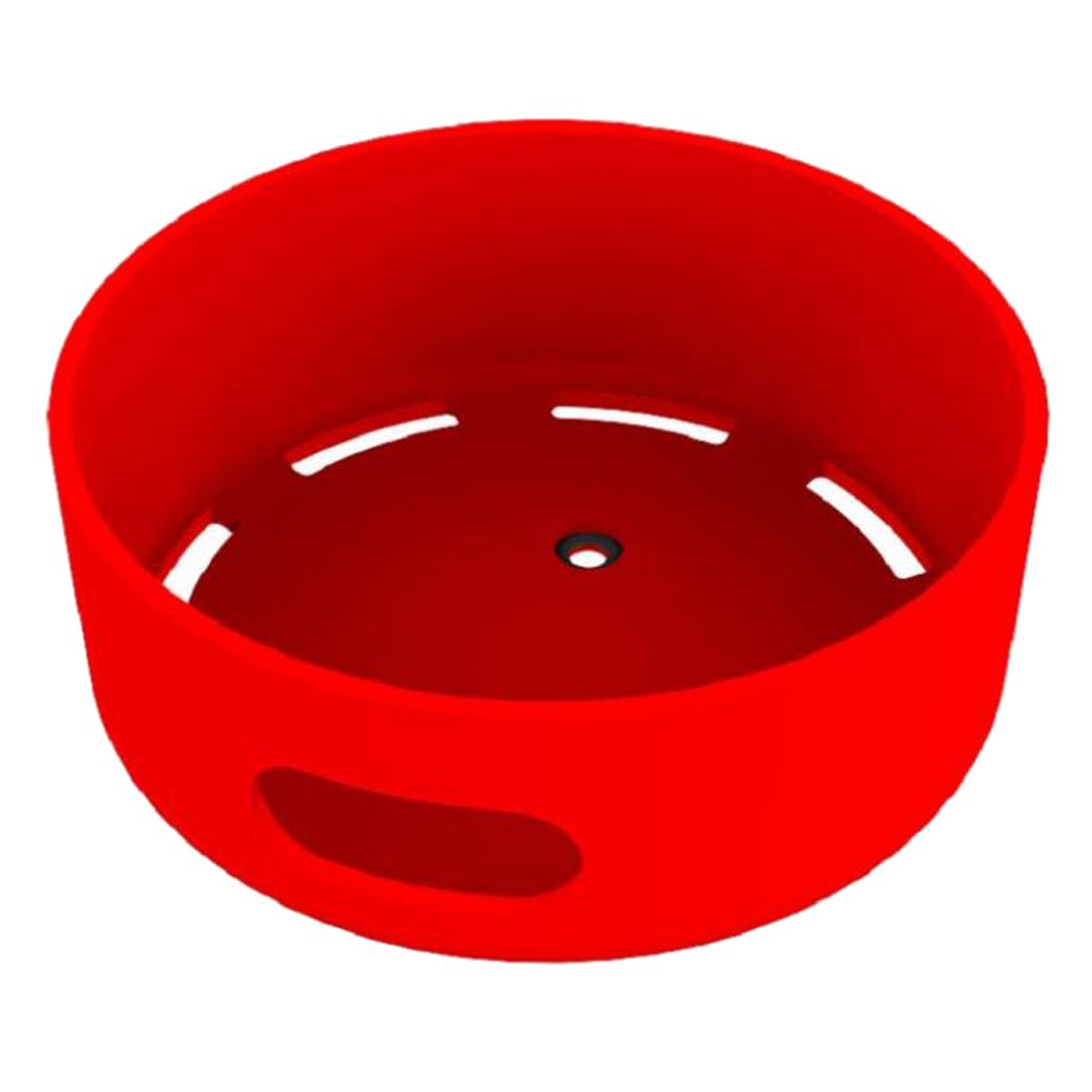 Protective Case for Echo Dot 2 Soft Silicone Anti-dust Cover Red
