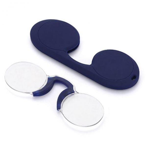 1 Pair Portable Reading Glasses with Anti-Slip Silicone Nose Pads