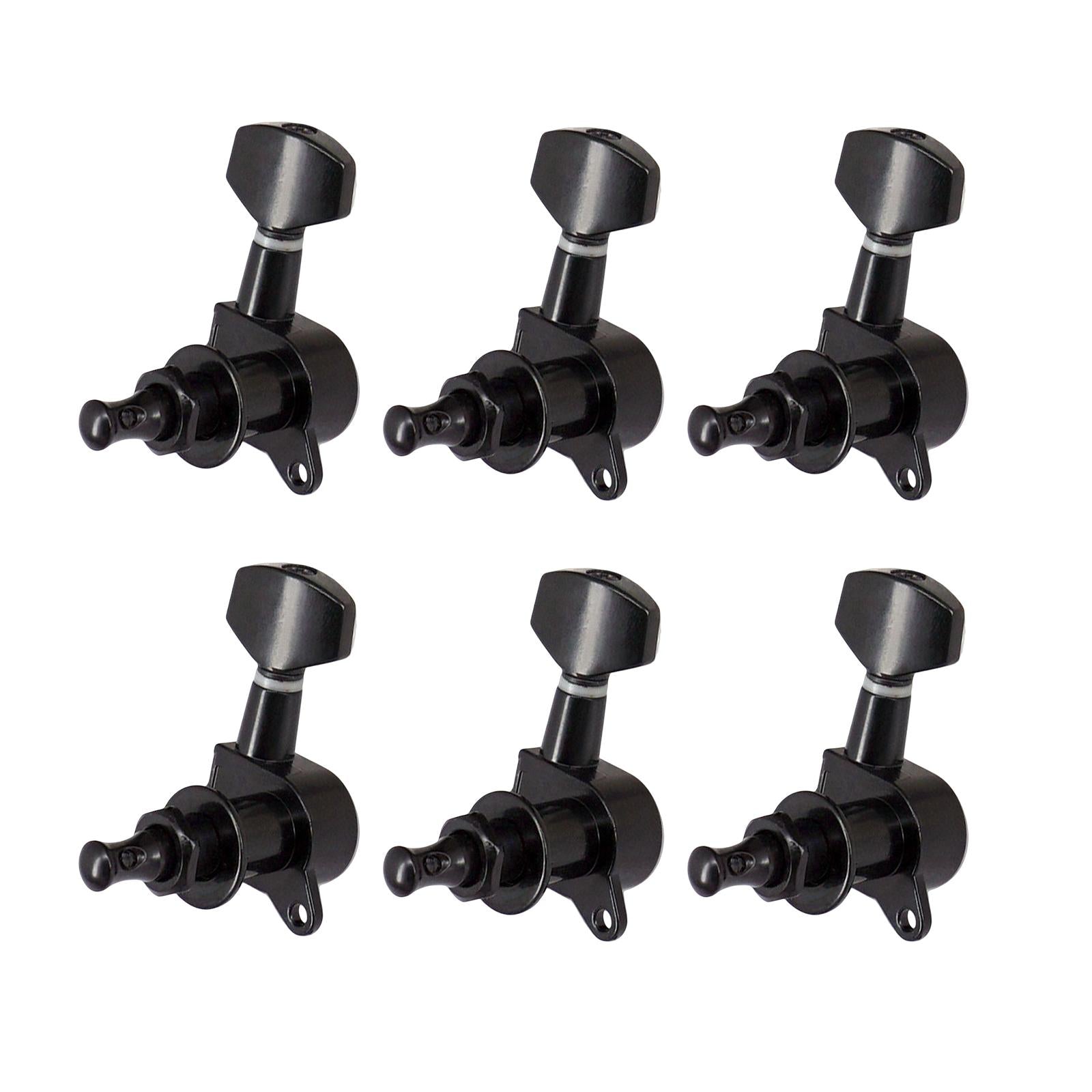 6x Guitar Tuning Peg Button Guitar Tuner Machine Head for Electric Guitar