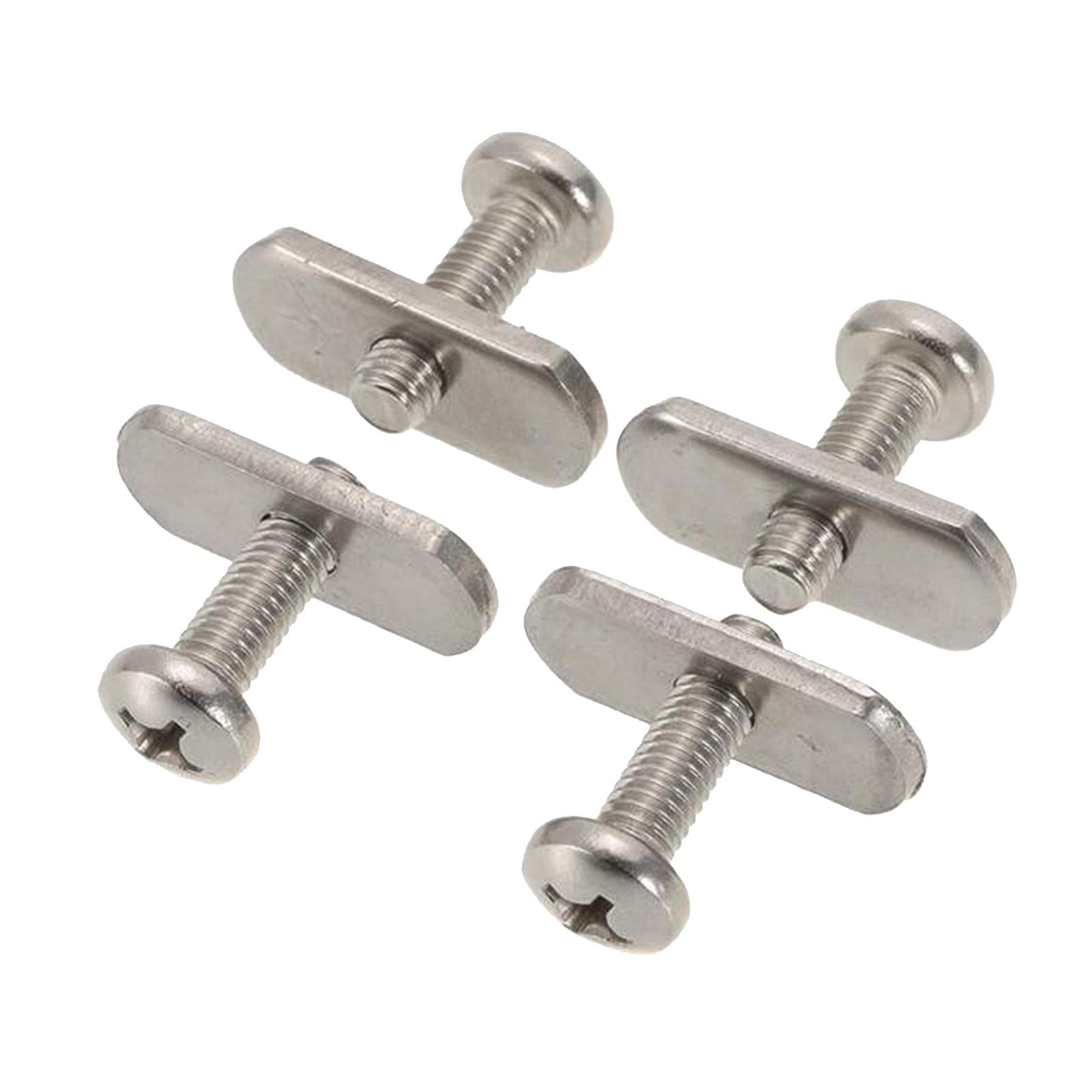 4pcs Kayak Canoe Screws & Track Nuts Rail/Track Hardware Mounting Kayaker