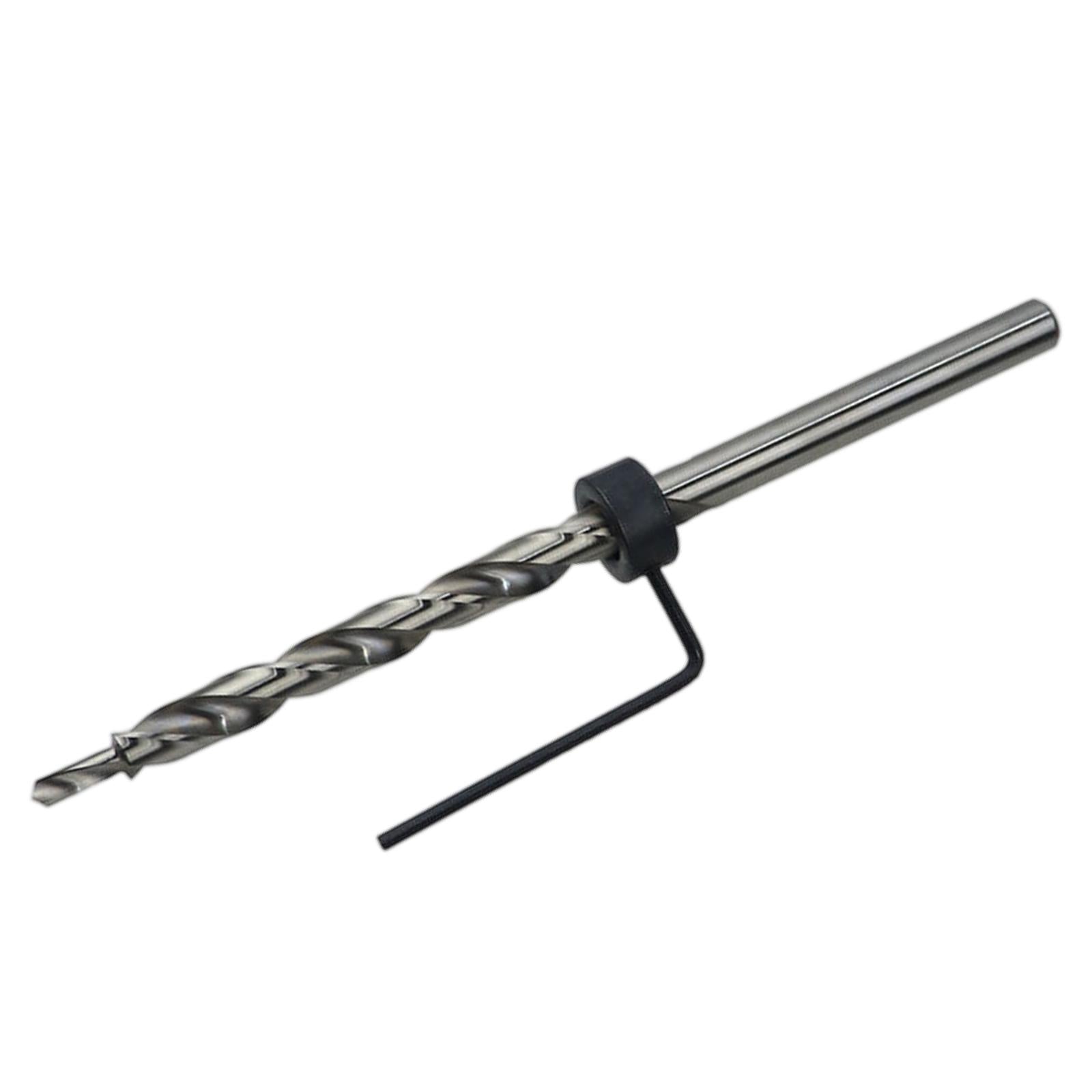 HSS Twist Step Drill Bit Round Shank with Stop Collar for DIY Power Tools 9.5mm