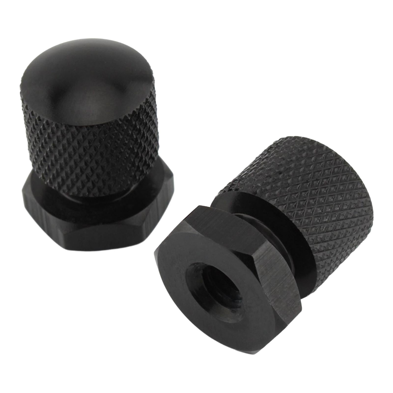 1 Pair Solo Seat Nuts Dual Holes for Harley Road Glide 2018-2022 Black