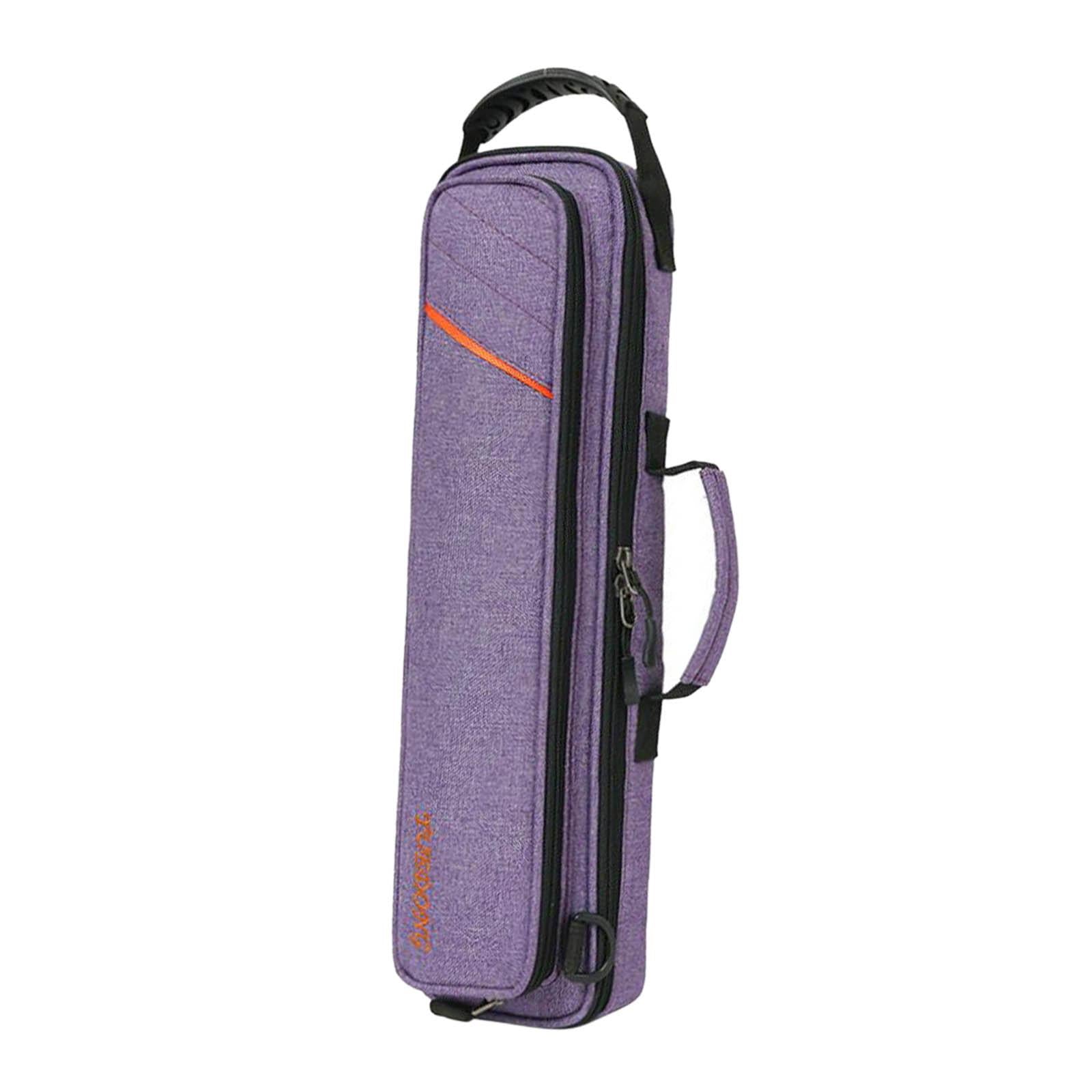 Flute Case Lightweight Flute Accessories Portable Wear Resistant Purple