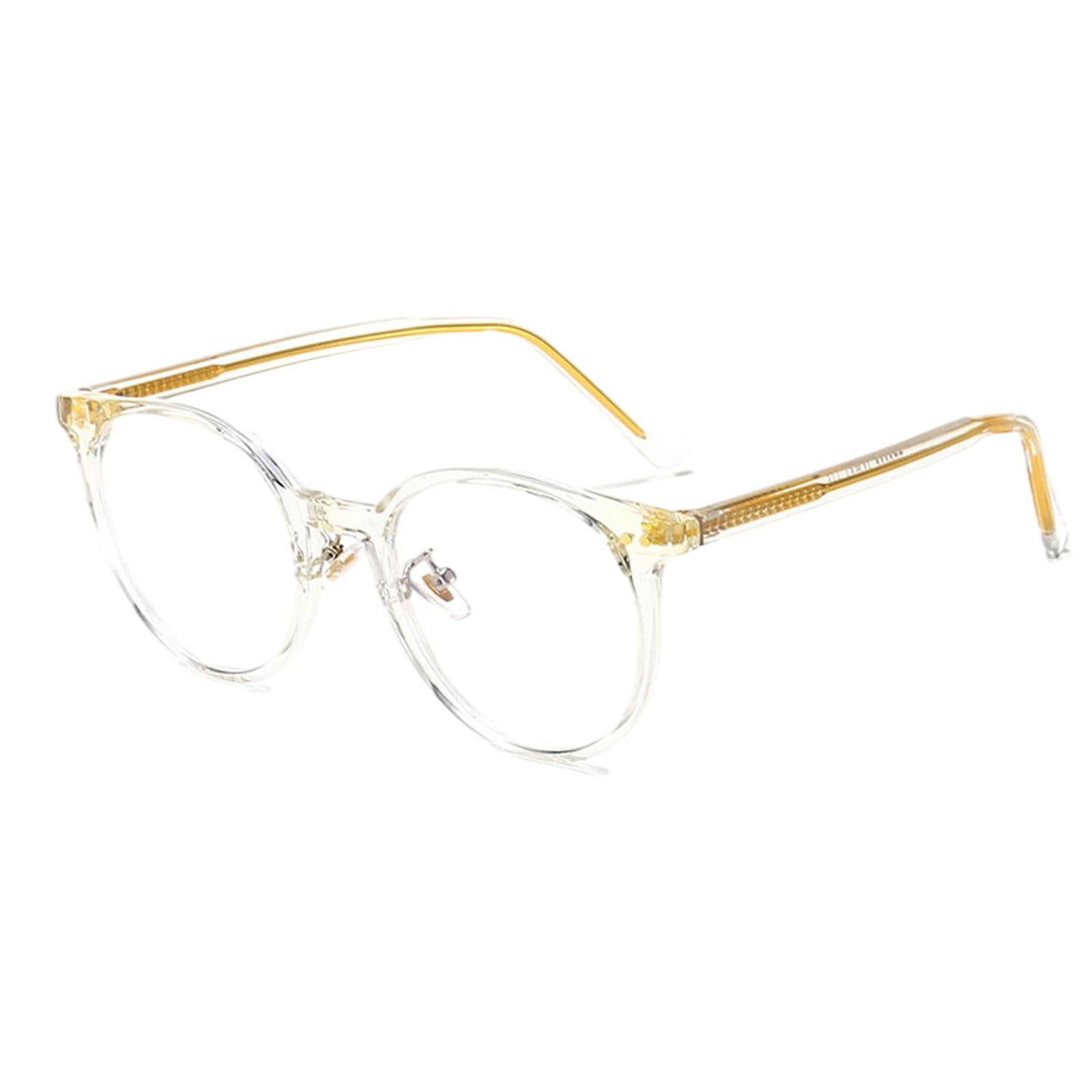 Light Blocking Glasses Anti Glare Computer Gaming Glasses for Men Women White