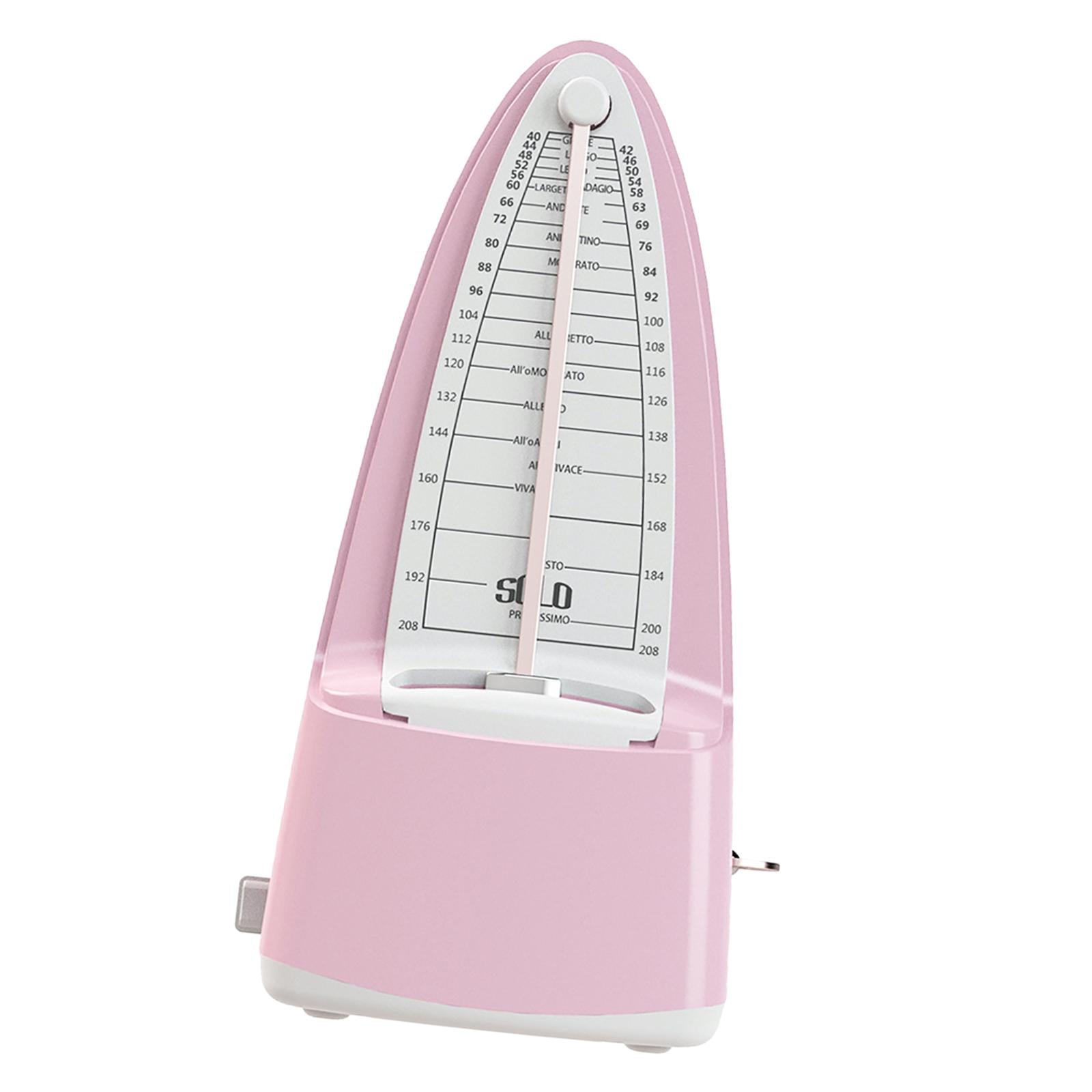 Accurate Metronome Pyramid Metronome Musical Accessory for Piano Ukulele Pink