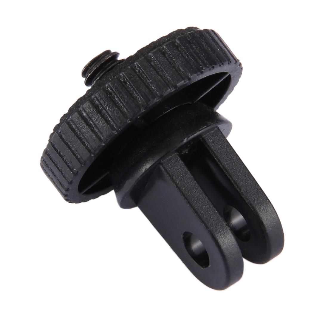 PULUZ 1/4 inch Screw Tripod Mount Adapter for GoPro HERO9 Black / HERO8 Black / HERO7 /6 /5 /5 Session /4 Session /4 /3+ /3 /2 /1, Xiaoyi and Other Action Cameras, 5mm Diameter Screw Hole, 3.3cm Diameter