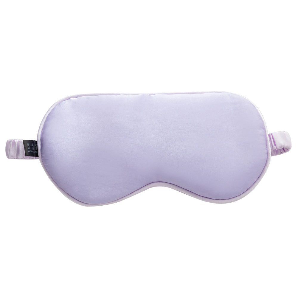 Ultra-Soft Mulberry Silk Sleep Eye Mask Eye Cover Eyeshade - Light Purple