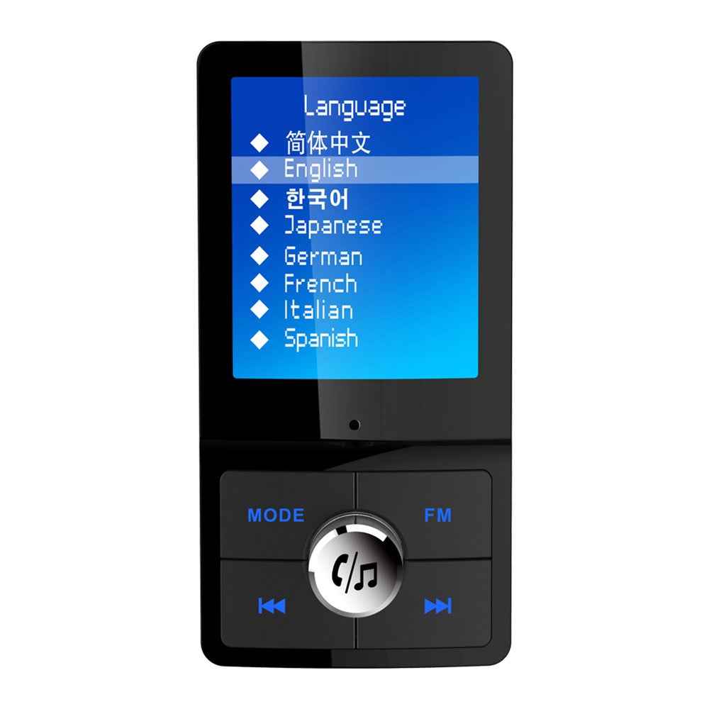 BC43 Car Bluetooth-compatible FM Transmitter MP3 Player QC3.0 USB Charger with LCD Display Screen