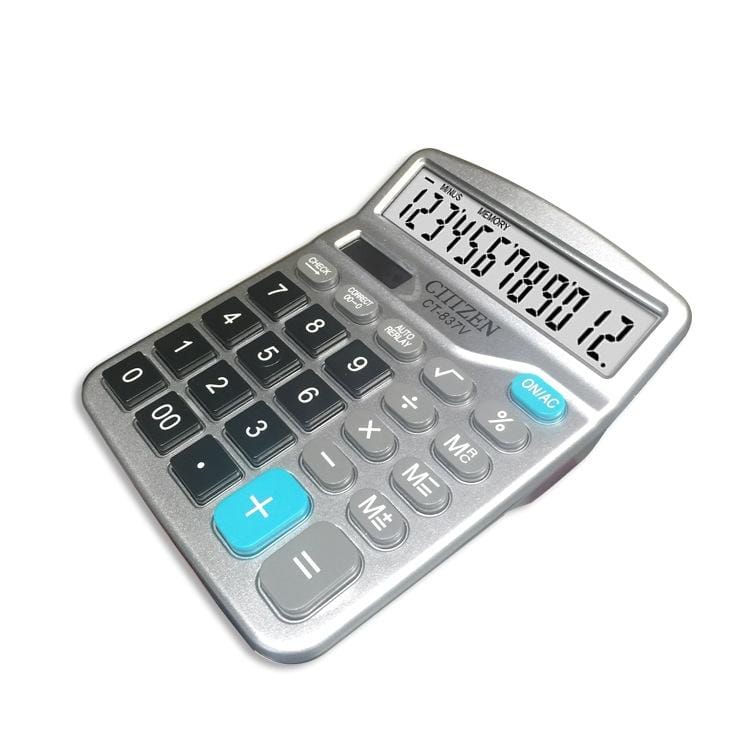 GTTTZEN Calculator CT837V 12-bit Solar Office Finance Dedicated Calculator