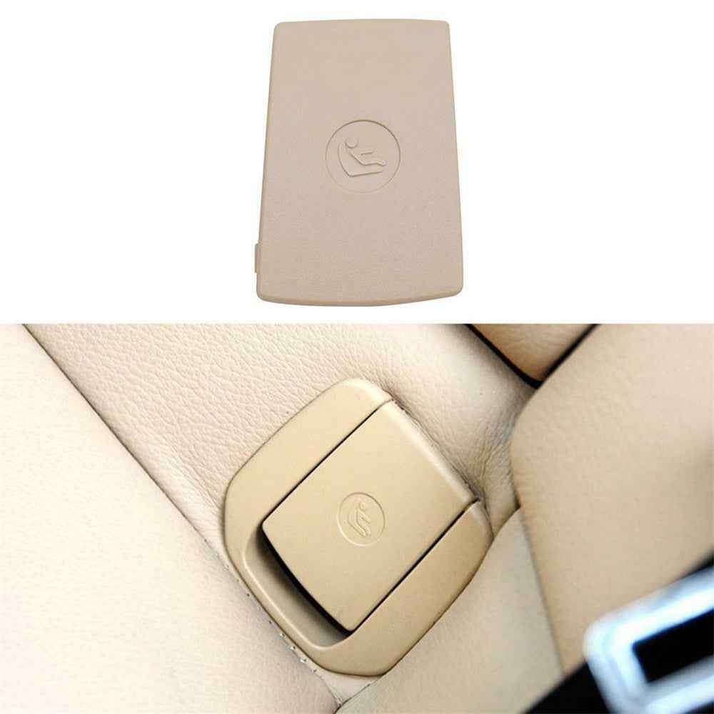 Car Accessories Rear Child Seat Safety Belt Anchor Cover for BMW X1/E84 3 Series E90/F30 - Beige/Single Cover