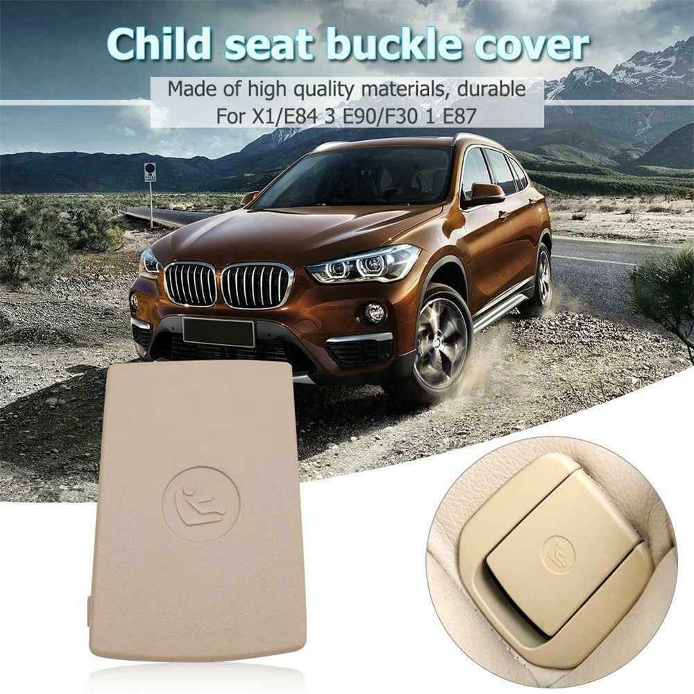 Car Accessories Rear Child Seat Safety Belt Anchor Cover for BMW X1/E84 3 Series E90/F30 - Beige/Assembly Cover