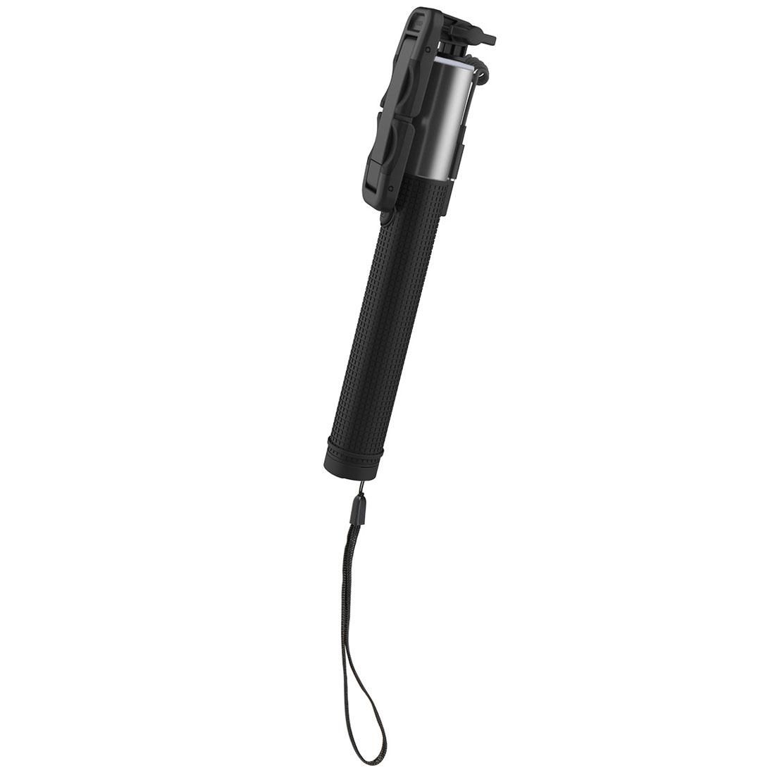 ROCK Portable Wire Control Selfie Stick Monopod Folding Extendable Handheld Holder for iOS & Android Phone, Folded Length: 21cm, Max Extension Length: 75cm (Gold)