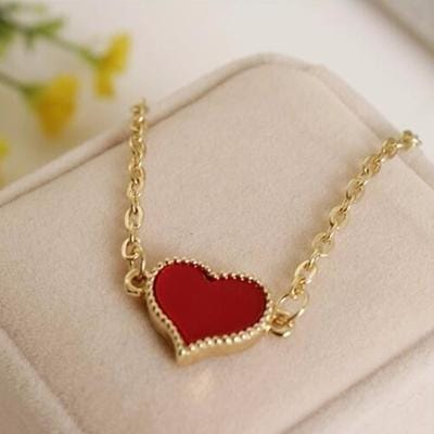 3 PCS Women Fashion Heart Bracelet Jewelry (Red)