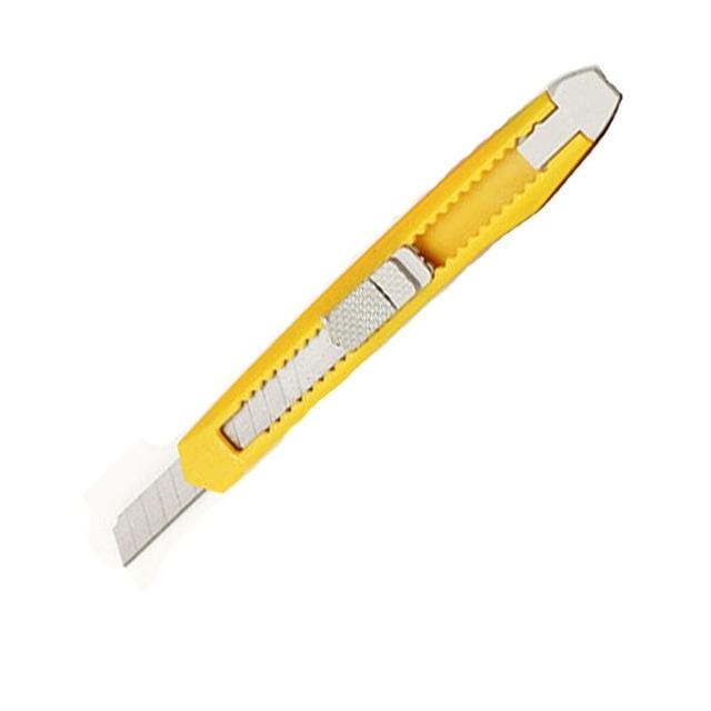 Snap Off Blade Cutter Knife Paper Student Office Stationery Art Opener (Yellow)