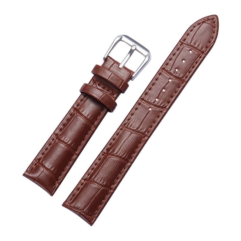 Calfskin Detachable Watch Leather Wrist Strap, Specification: 21mm (Brown)