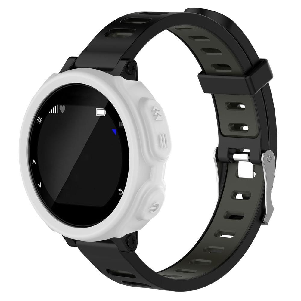 Solid Color Silicone Watch Protective Case for Garmin F235 / F750 (White)